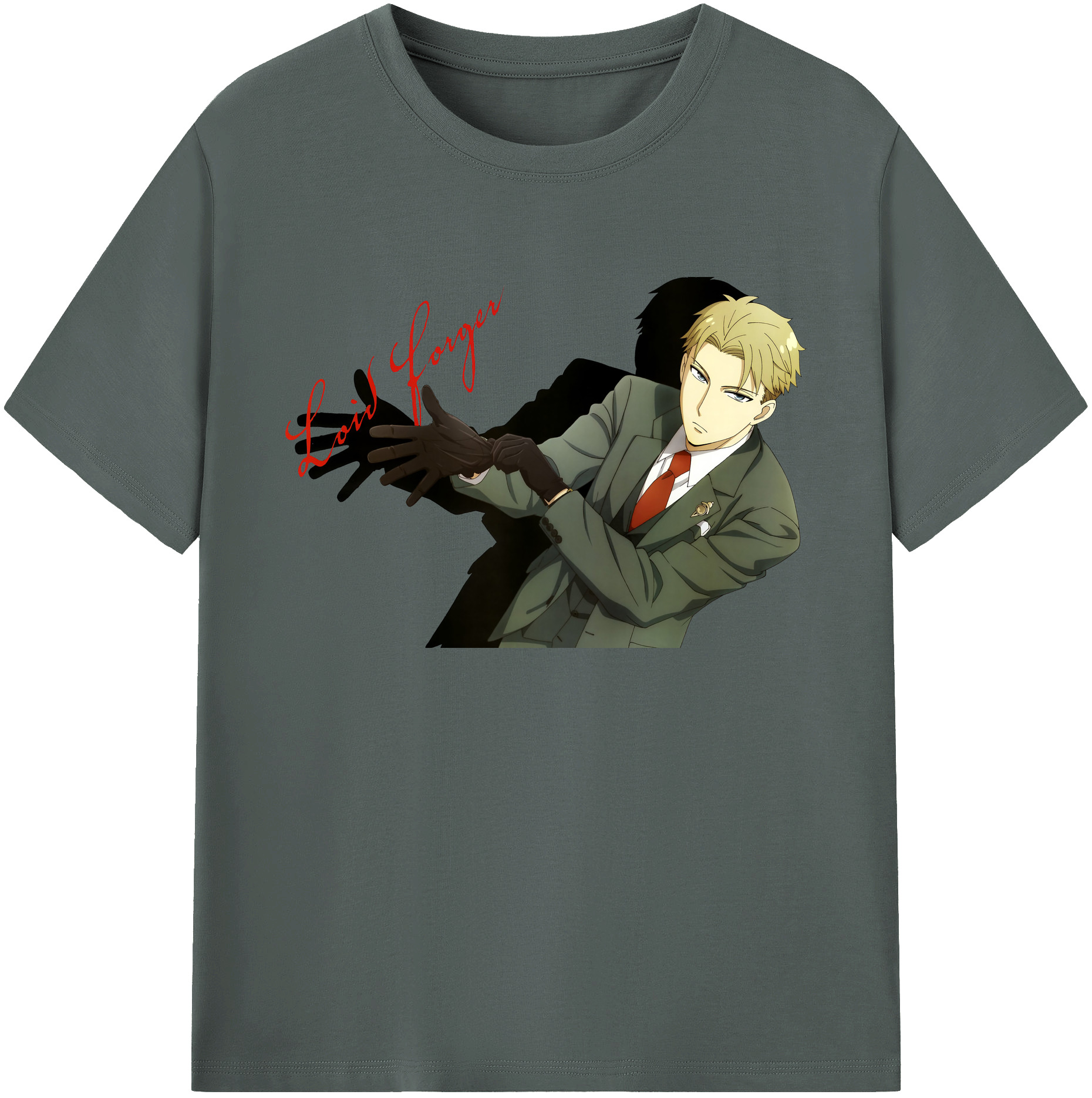 （画像用） SPY×FAMILY间谍家家酒 綿100％ メンズ半袖Tシャツ｜肌触りやわらか＆通気性